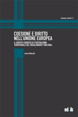Copertina libro "Coesione e Diritto nell'Unione Europea"